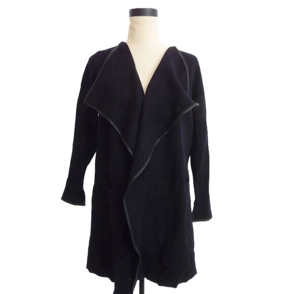 Zara Knit Long Sleeve Open Front Cardigan Womens M - Picture 1 of 6